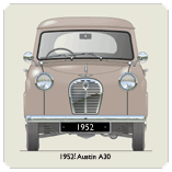 Austin A30 4 door saloon 1952 version Coaster 2